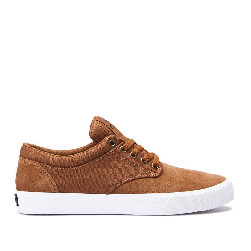 Zapatillas Bajas Supra Argentina Hombre - CHINO Marrones (CRATF-5481)